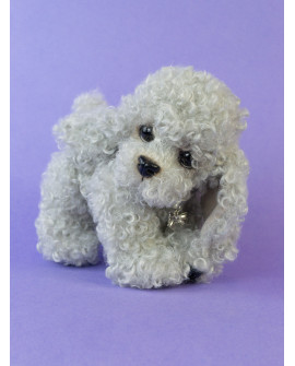 Plush Puppy Toy / Handmade Designer Toy
